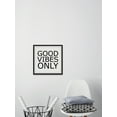 thumbnail image 3 of Marmont Hill Good Vibes Only Mantra Framed Wall Art, 3 of 6