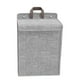 thumbnail image 2 of Cesto de ropa sucia plegable para colgar, organizador de ropa sucia con asa de transporte grande Gris Medio, 2 of 9