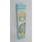 Dr. Brown's Natural Flow Bottles - 8 oz - Special Edition | Level 1 Nipple | Stage 1 Pacifier | (8 oz Spring Vibe)