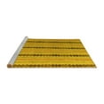 thumbnail image 2 of Ahgly Company Machine Washable Indoor Rectangle Abstract Yellow Modern Area Rugs, 3' x 5', 2 of 4