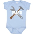 thumbnail image 3 of Inktastic Papa Little Helper Boys Baby Bodysuit, 3 of 5
