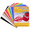 15ASSORT, variant on New brothread - 15 Variants | 15-Pack Embroidery Puff Foam Sheets 9"x12" | 3MM Thick for 3D Raised Embroidery on Hats, Apparel, Jackets, Bags & Accessories | Assorted Colors