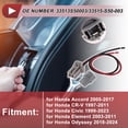 thumbnail image 2 of 1 Juego de Cableado de Zócalo de Luz de Freno para Honda Accord 2005-2017 No.33513S50003/33515-S50-003 Conector de Bombilla de Luz Trasera, 2 of 7