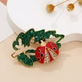 thumbnail image 6 of Versatile Crystal Studded Ladybugs Pin Handmade Enamel Badge Perfect For Dresses Coats And Special Occasion Attire, 6 of 17