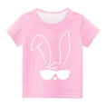 thumbnail image 4 of IROINNID Toddler T-shirt Printed Short Sleeve Cotton Rabbit Round Neck Top for Boys and Girls 5-6 Years, 4 of 5