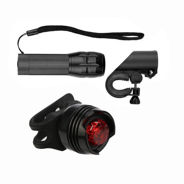 LED Bicycle Bright Bike Lamp Safe Riding Flashlight Lamp Set Of Mountaineers