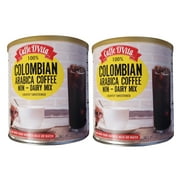2-Pack 100% Colombian Arabica Coffee Non-Dairy Mix Lightly Sweetened, Instant Mix Coffee, Vegan, 2.5 lb Each (Total 5 Lbs)