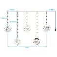 thumbnail image 7 of 5 LEDs Christmas String Lights, 3D Decorations Hanging Lights, USB Powered, 7 of 7