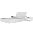 thumbnail image 1 of Nexera Ensemble de Chambre à Coucher à Rangement Double 4 Pcs, Blanc, Grand Lit, 1 of 6