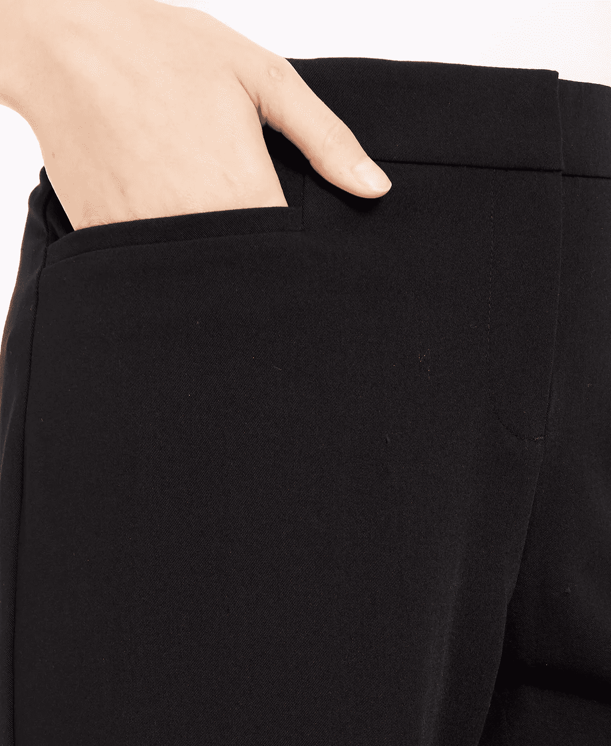 Alfani Women's Size 4Petite Black Modern Straight Leg Dress Pants