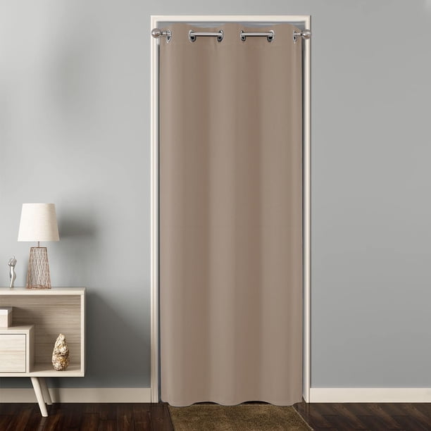 Cortina opaca Joydeco para privacidad en la puerta, 198 cm