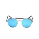 thumbnail image 1 of Gafas de sol de moda Gafas de sol de metal abatibles personalizadas Gafas de sol retro con marco redondo Universal para mujeres y hombres, 1 of 4