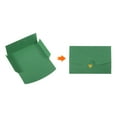 thumbnail image 4 of REGALWOVEN Mini Envelopes, Small Holders Retro Gold Heart Design for Weddings and Birthdays Green, 4 of 6