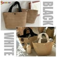 thumbnail image 2 of Spencer Women Straw Woven Tote Bag Summer Beach Rattan Paper Handbag Tote Purse Travel Boho Bag, 2 of 8