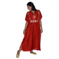 thumbnail image 2 of Fatima Handmade Caftan Red, 2 of 3