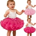 thumbnail image 6 of Infant Girl Dress Red Tutu for Girls Mesh Skirt Fluffy Skirts Little Girl Clothes 6-12 Months, 6 of 7