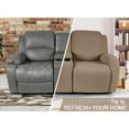 thumbnail image 5 of TAOCOCO Stretch Loveseat Slipcover with Middle Console, 4-Pieces Reclining Sofa Cover for 2 Seat Couch Recliner Sofa Slipocvers Furniture Protector, Khaki, 5 of 11