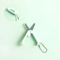 thumbnail image 2 of Deals! 1 Pack Mini Folding Scissors With Key Chain Mini Telescopic Small Foldable Scissors Portable Pocket Travel Scissors Retractable Kids Shears Sharp For Cutting Scrapbooking Crafting H, 2 of 9