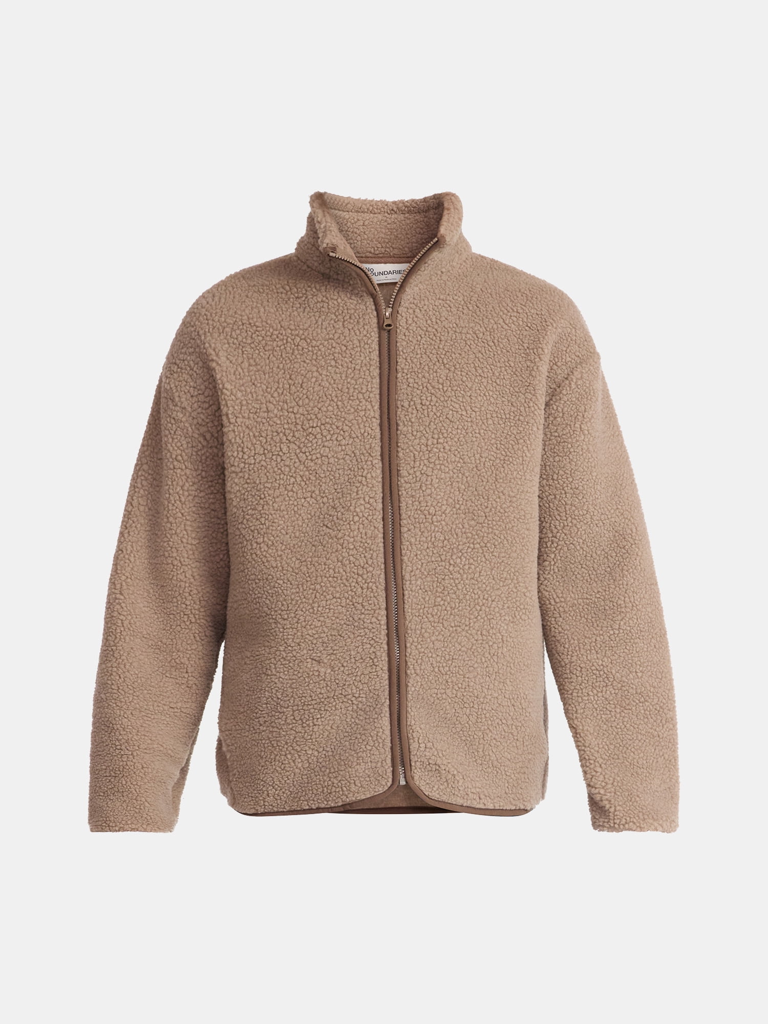 No Boundaries High Pile Faux Shearling Jacket, Men's
