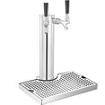 thumbnail image 5 of KFFKFF Kegerator Tower Set, Two-Tap Beverage Modification System, Metallic Keg Beverage Tower Distributor with Double Meter CGA320 Controller & D-Model Keg Connector, Beverage Spill Tray, 5 of 9