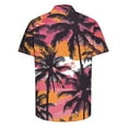 thumbnail image 5 of EWASWON Men's Graphic Short Sleeve Polo T-Shirt Tropical Beach Vacation Style - Breathable Cotton Blend, Casual Summer Shirts for Men,Multicolor,Size M, 5 of 6
