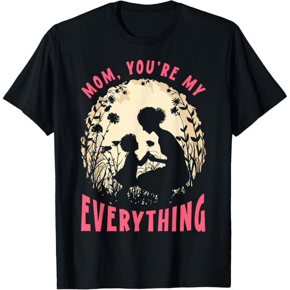 Exquisite and comfortable-Love Mom Womens Mother's Day, Valentine and Appreciation T-Shirt