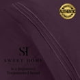 thumbnail image 6 of Sweet Home Collection 1500 Series Bed Sheets - Extra Soft Microfiber Deep Pocket Sheet Set - Purple, Split King, 6 of 6