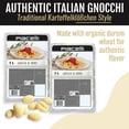 thumbnail image 2 of Piacelli Potato Gnocchi- Fresh Gnocchi Pasta Made with Organic Durum Wheat for Authentic Italian Taste- Healthy Pasta with Simple, Nutritious Ingredients-2 Pack-500g/each, 2 of 5