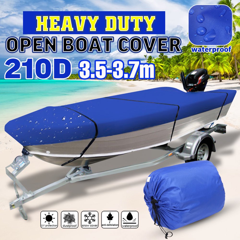 Waterproof Trailerable Boat Cover Heavy Duty AllWeather Protection