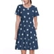 thumbnail image 1 of Disketp Turtle para Vestido de Manga Corta para Mujeres, Vestidos de Verano para Mujeres, Casual y Holgado para la Playa, 1 of 6