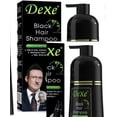 thumbnail image 3 of Hair Dye Shampoo Dexe for Men & Women Instant Fast Black Gray Hair Cover 3 in 1 ( 2 Pack ) 400ml/each 5-Min, 3 of 4