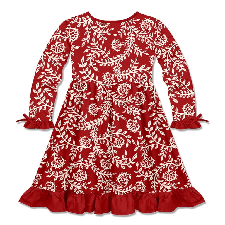 white christmas dresses Christmas Berry Madeline Dress main image 1