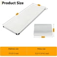 thumbnail image 2 of Sleeping Pad, Portable Camping Mat, CertiPUR-US Memory Foam Camping Mattress, Roll Up Floor Bed for Tent, Cot, Truck, Car, Outdoor Travel w/Portable Bag (3" with Pillow / 2.5" Without Pillow), 2 of 7