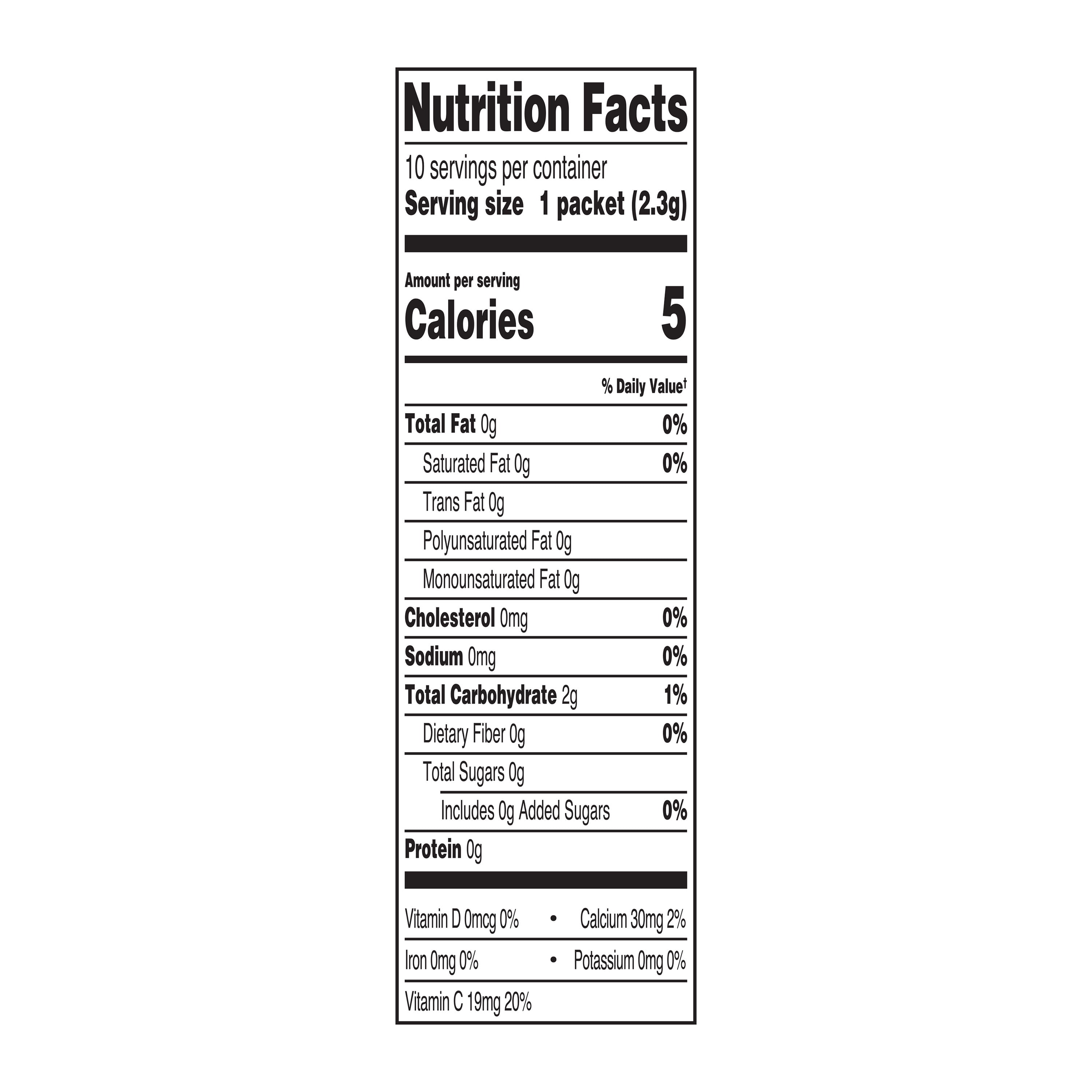 (12 pack) Great Value Sugar-Free Raspberry Lemonade Powdered Drink Mix, 0.07 oz, 10 Count