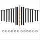 thumbnail image 1 of RC Car Upgrade Suspension A-Arm PIN Latch Kit for TRAXXAS 1/8 RC Car, 1 of 5