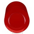 thumbnail image 3 of Calypso Basics, 6pc Melamine Dinner Plate Set, Red, 3 of 6