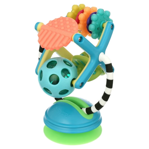 Sassy Developmental Toys, Teeth & Twirl, Sensation Station, Multi-Color, 6 Months 
