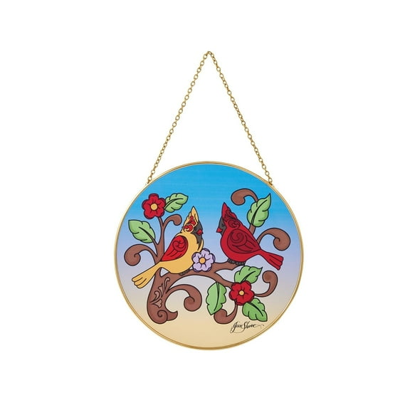 Cardinals Suncatcher Jim Shore Heartwood Creek