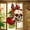 Size 4inch, variant on Skull And Cherry Acrylic Window Hanging, Red Ribbon Faux Stained Glass Suncatcher, Halloween Gothic Decor Gift For Spooky Kitchen Wall