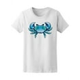 thumbnail image 1 of Beautiful Blue Cancer Crab T-Shirt Women -Image by Shutterstock, Female Large, 1 of 2