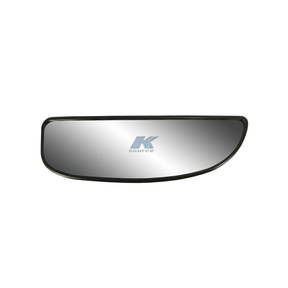 80260 - Fit System Passenger Side Non-heated Mirror Glass w/ backing plate, Ford Excursion 00-05, F250, 350, 450, 550 Super Duty Pick-Up 99-07, 2 1/ 16" x 6 9/ 16" x 6" (towing mirror bottom lens)