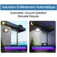 thumbnail image 5 of Lámpara solar para exteriores con detector de movimiento por infrarrojos, reflector LED para exteriores de 100 COB con detector, iluminación de seguridad, 500 LM a prueba de agua IP65, para jardín, al, 5 of 5
