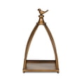 thumbnail image 6 of Veldra Curved Mini Table Lantern & Bird Accent - Bronze, 6 of 8