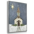 thumbnail image 3 of A Silent Night III - Framed Gallery Wrapped Holiday Canvas - 25 x 37 - Silver Frame, 3 of 8