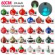thumbnail image 2 of Bolas navideñas inflables de 24 pulgadas con luces, decoraciones navideñas para exteriores, bolas navideñas gigantes de PVC de 60 cm, decoración navideña, 2 of 5