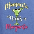 thumbnail image 5 of Wild Bobby, Mamacita Needs a Margarita Mother's Day Unisex Crewneck Sweatshirt, Vintage Heather Blue, XX-Large, 5 of 6