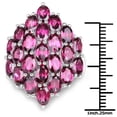 thumbnail image 3 of HauteFacets QR9485RH-SSR-7 11.50 Carat Genuine Rhodolite 0.925 Sterling Silver Ring, 3 of 3