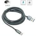 thumbnail image 3 of 3-Port USB 42W Quick Car Charger w Charger Cord Type-C 10ft USB Cable E6Q for Samsung Galaxy Tab S5e 10.5 S4 10.5 S8 active A 10.1 (2019) S9 Plus S10e S10 Plus 5G Note 9 8 10 Plus Fold A9 A50, 3 of 9
