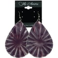 thumbnail image 2 of Mi Amore Glitter Dangle-Earrings Purple/Silver-Tone, 2 of 2