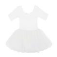 thumbnail image 4 of MSemis Kids Girls Short Sleeve Ballerina Ballet Dance Leotard Dress, 4 of 5